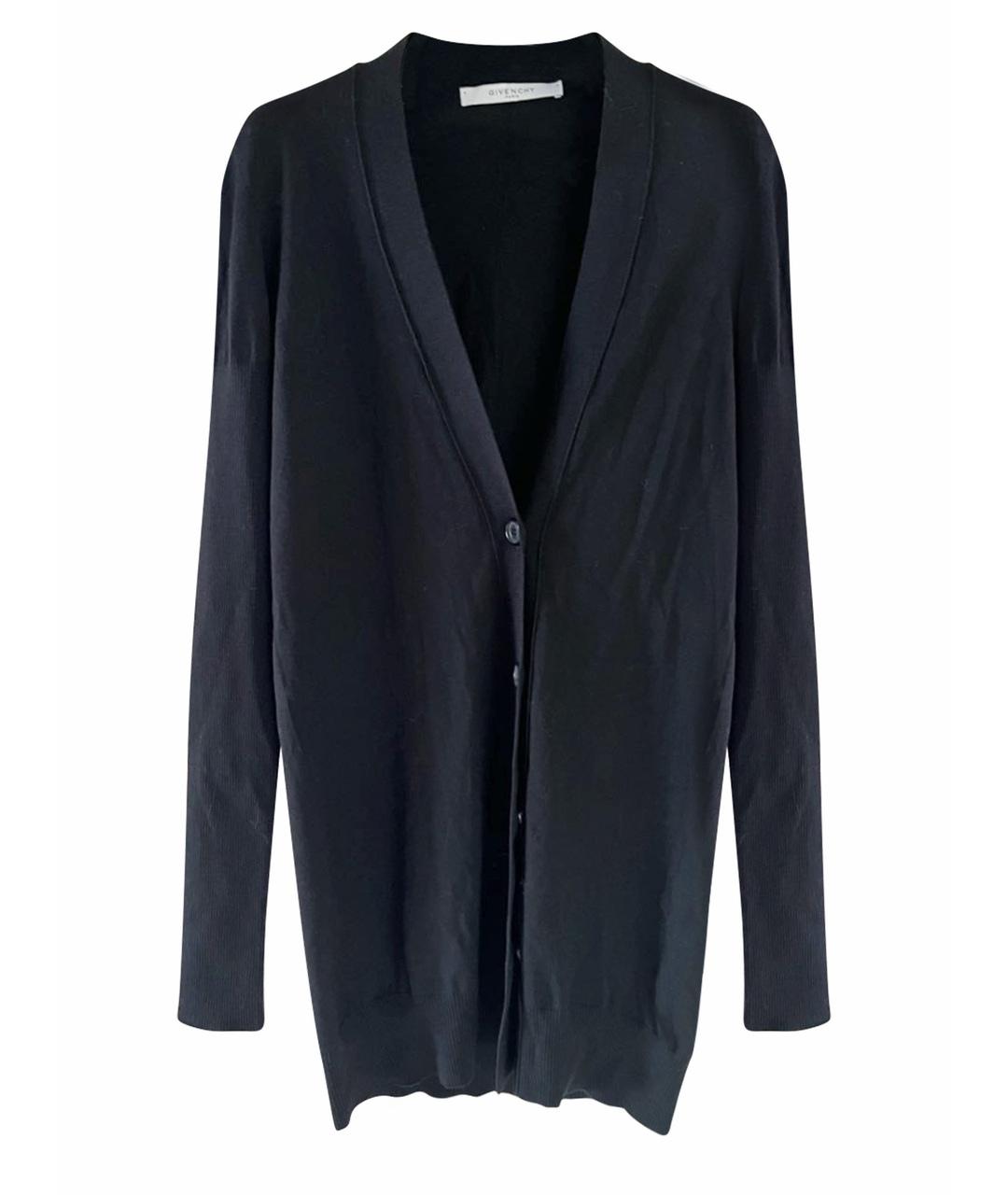 GIVENCHY Черный шерстяной кардиган, фото 1