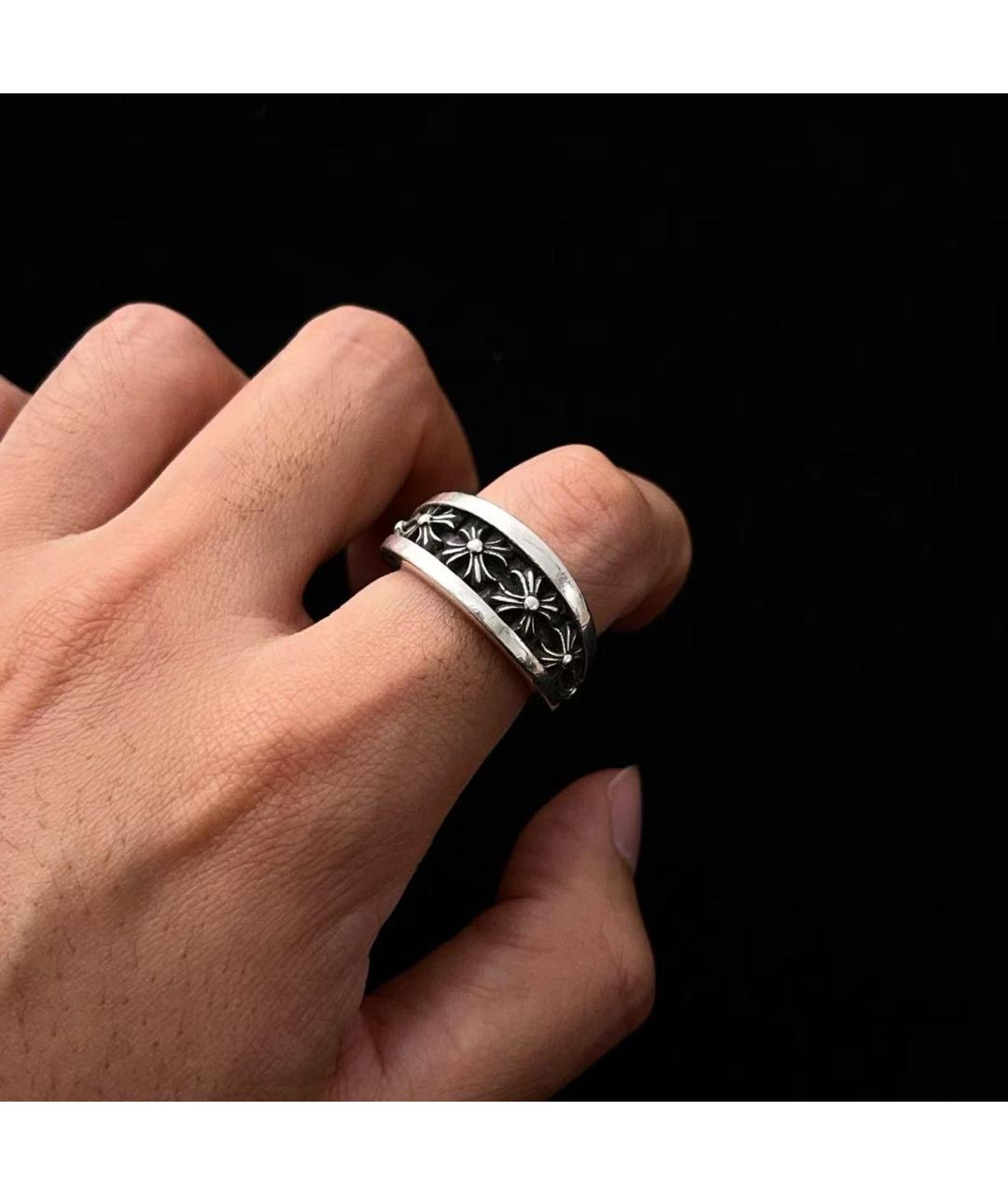 CHROME HEARTS Серебряное серебряное кольцо, фото 6