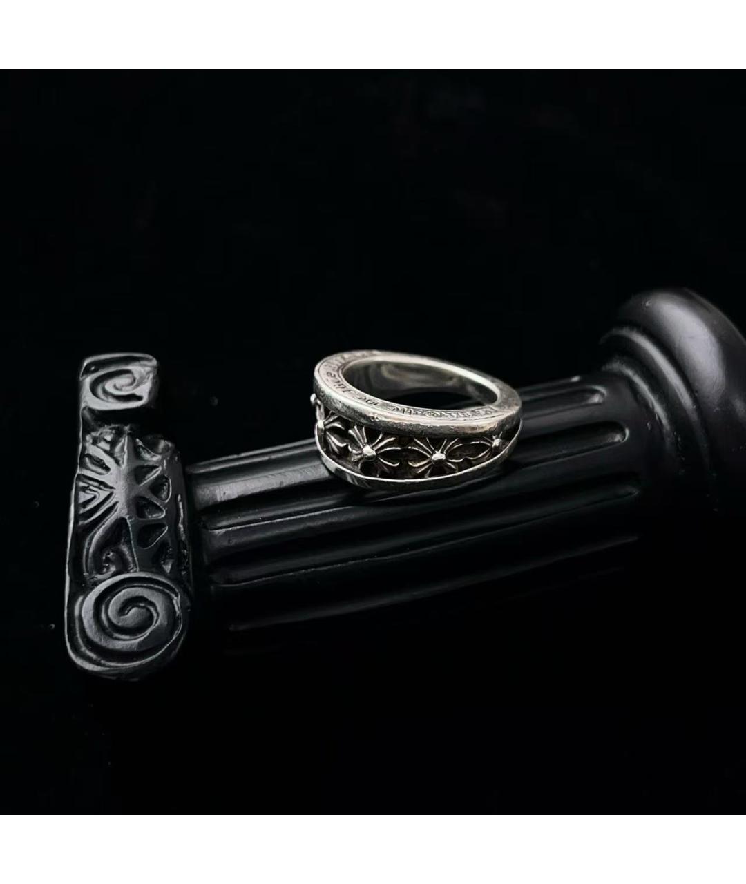 CHROME HEARTS Серебряное серебряное кольцо, фото 4