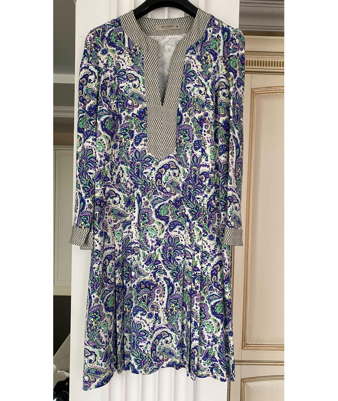 ETRO Мульти вискозное повседневное платье, фото 9