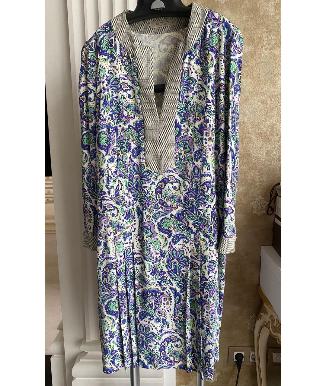 ETRO Мульти вискозное повседневное платье, фото 6