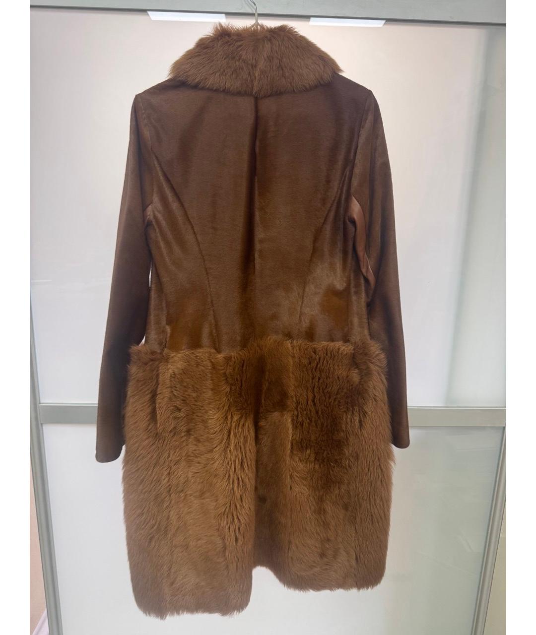 ESCADA Коричневая кожаная дубленка, фото 2