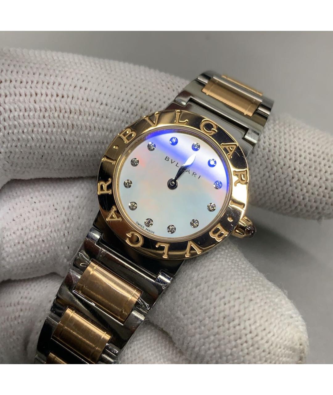 BVLGARI Серебряные часы из розового золота, фото 3