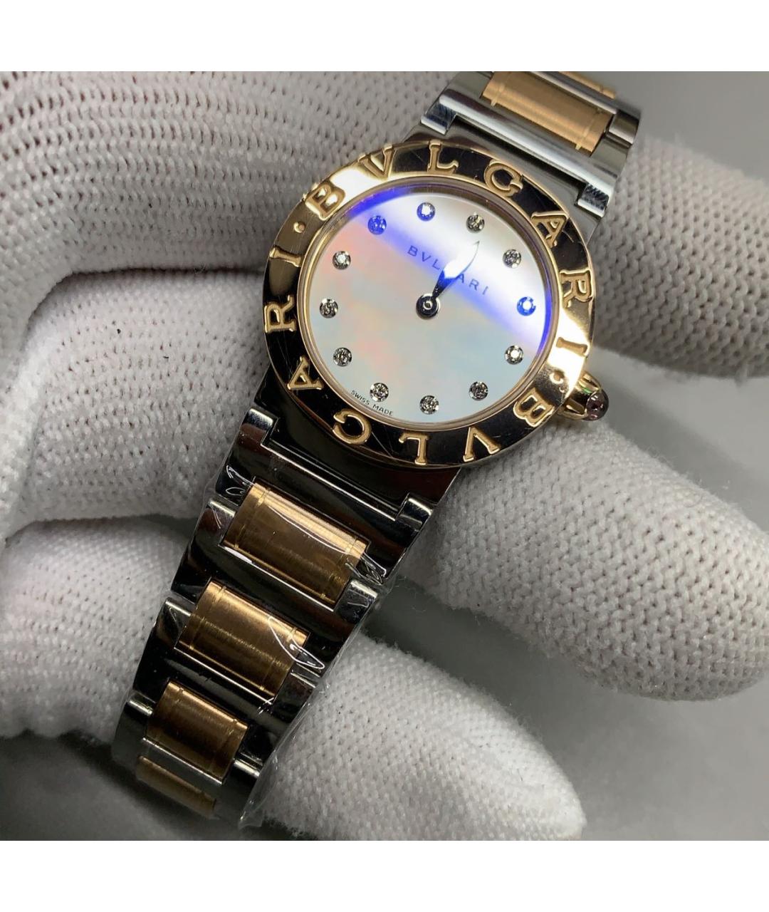 BVLGARI Серебряные часы из розового золота, фото 5