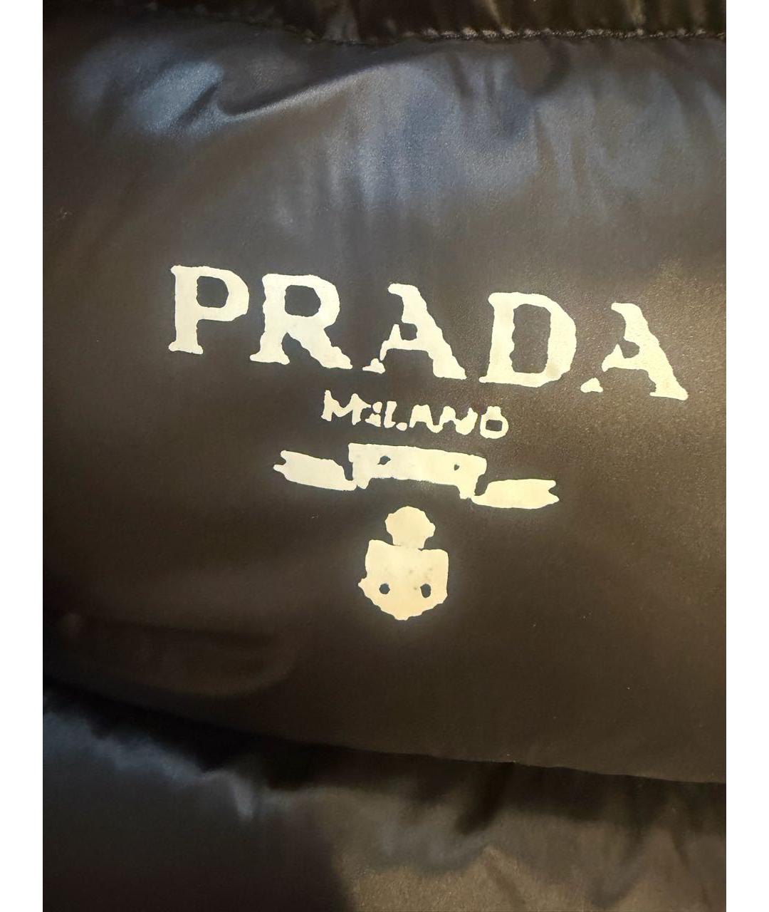 PRADA Черный пуховик, фото 4