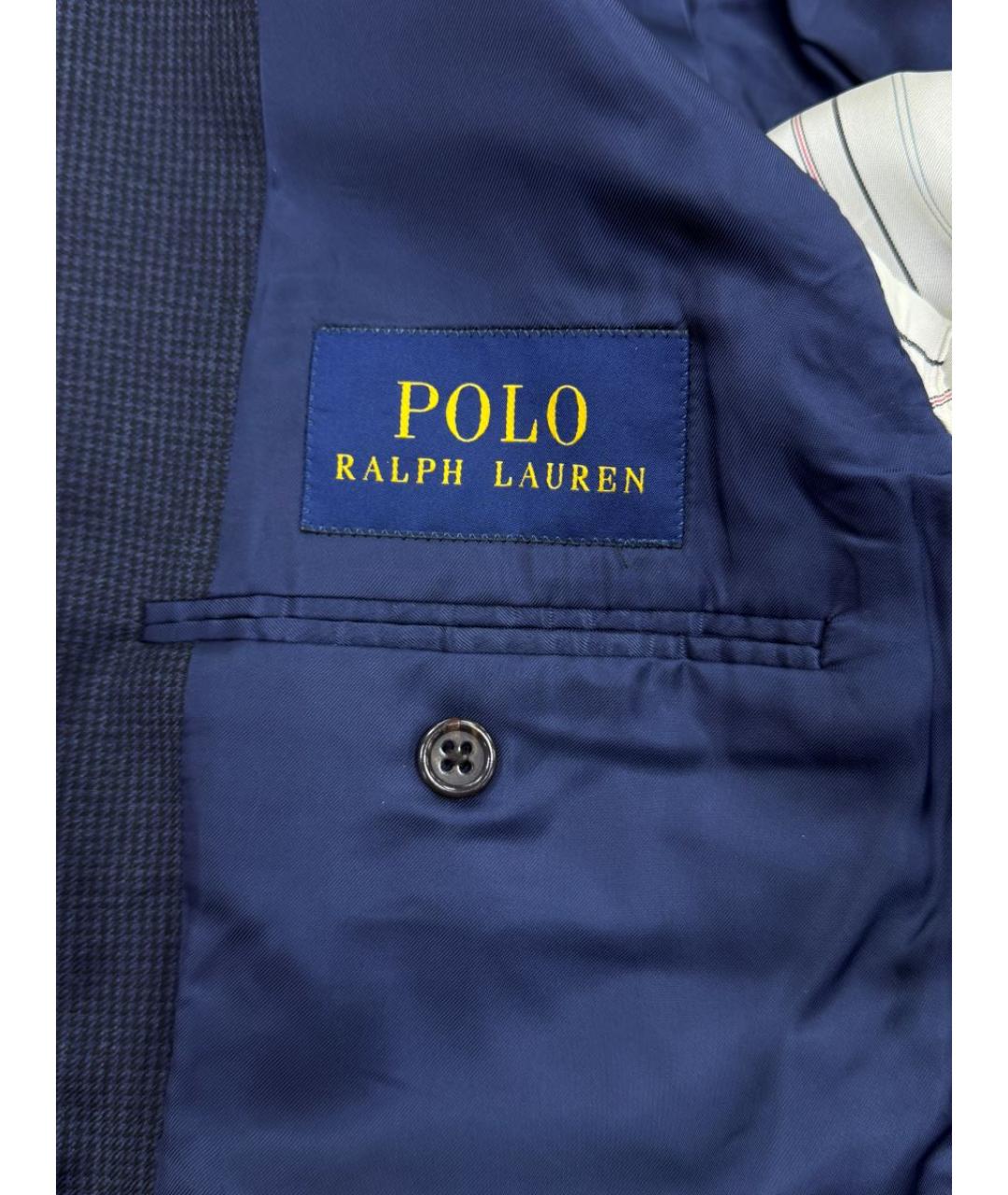 POLO RALPH LAUREN Синий классический костюм, фото 6
