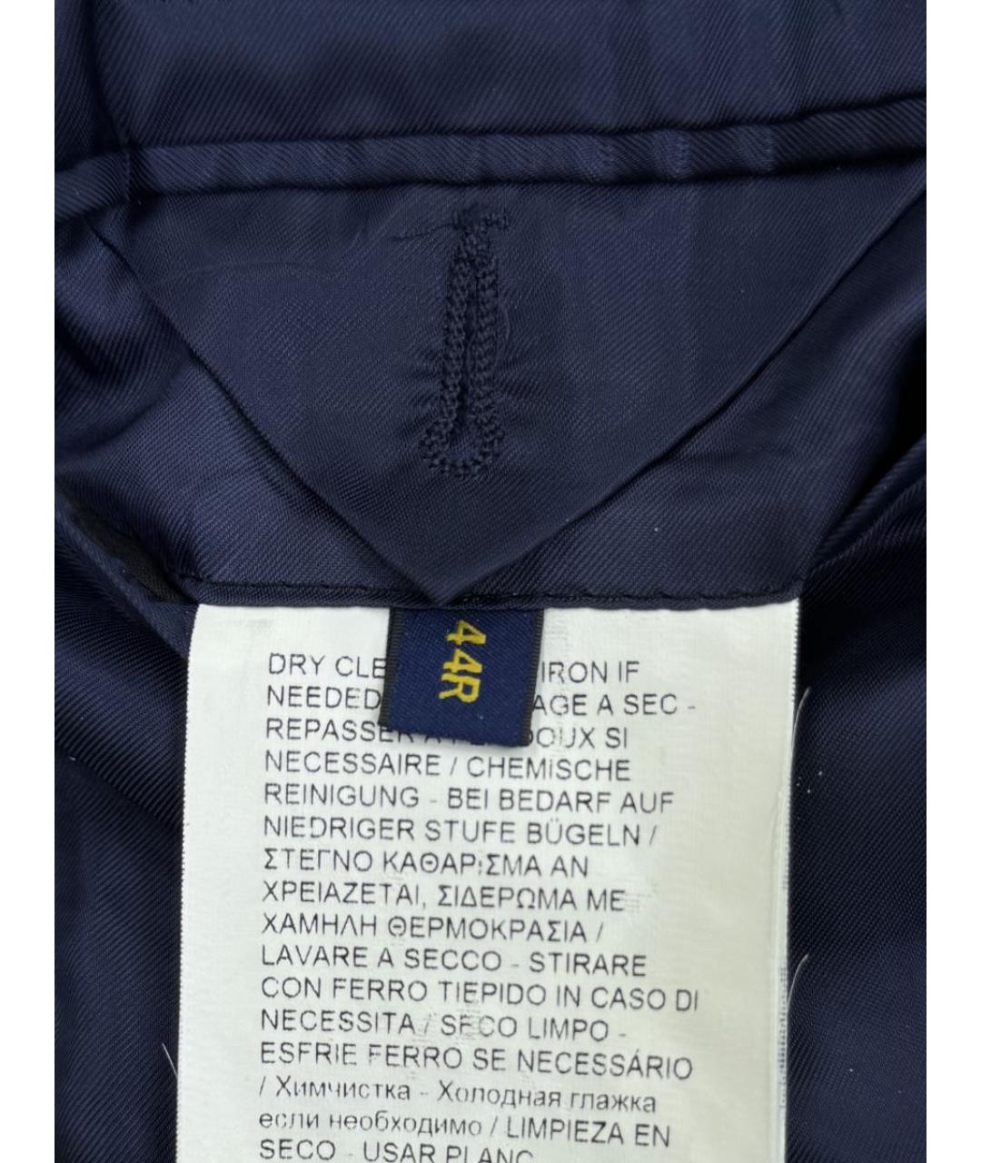POLO RALPH LAUREN Синий классический костюм, фото 7