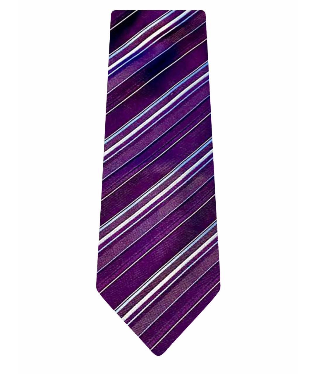 GIORGIO ARMANI Фиолетовый шелковый галстук, фото 1