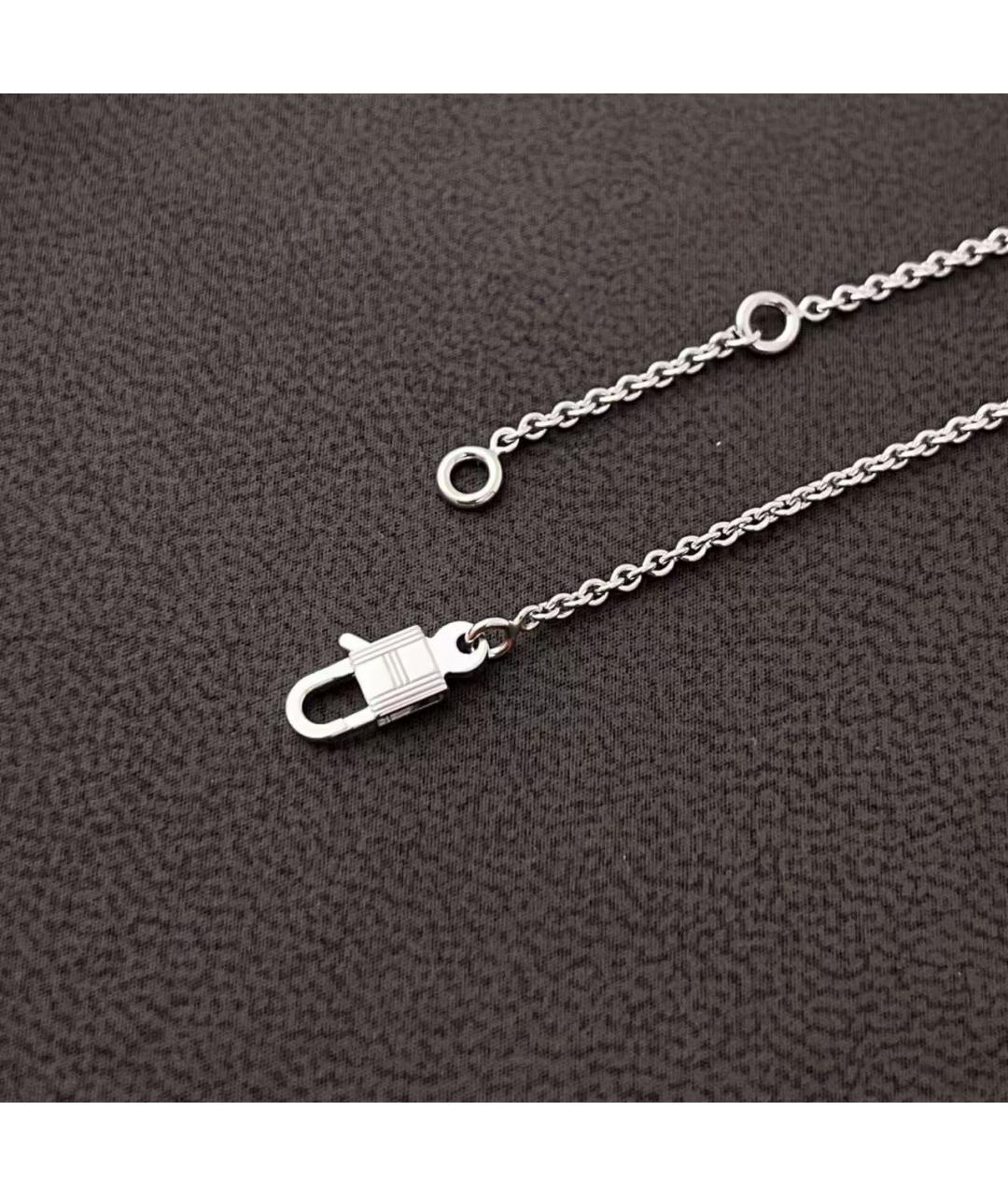 HERMES Серебряное колье из белого золота, фото 6