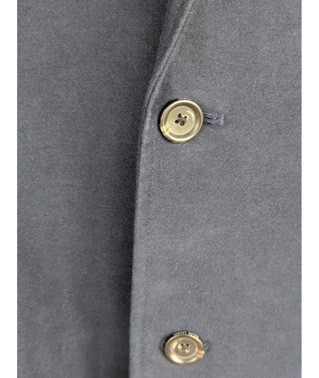 POLO RALPH LAUREN Темно-синий хлопковый пиджак, фото 4