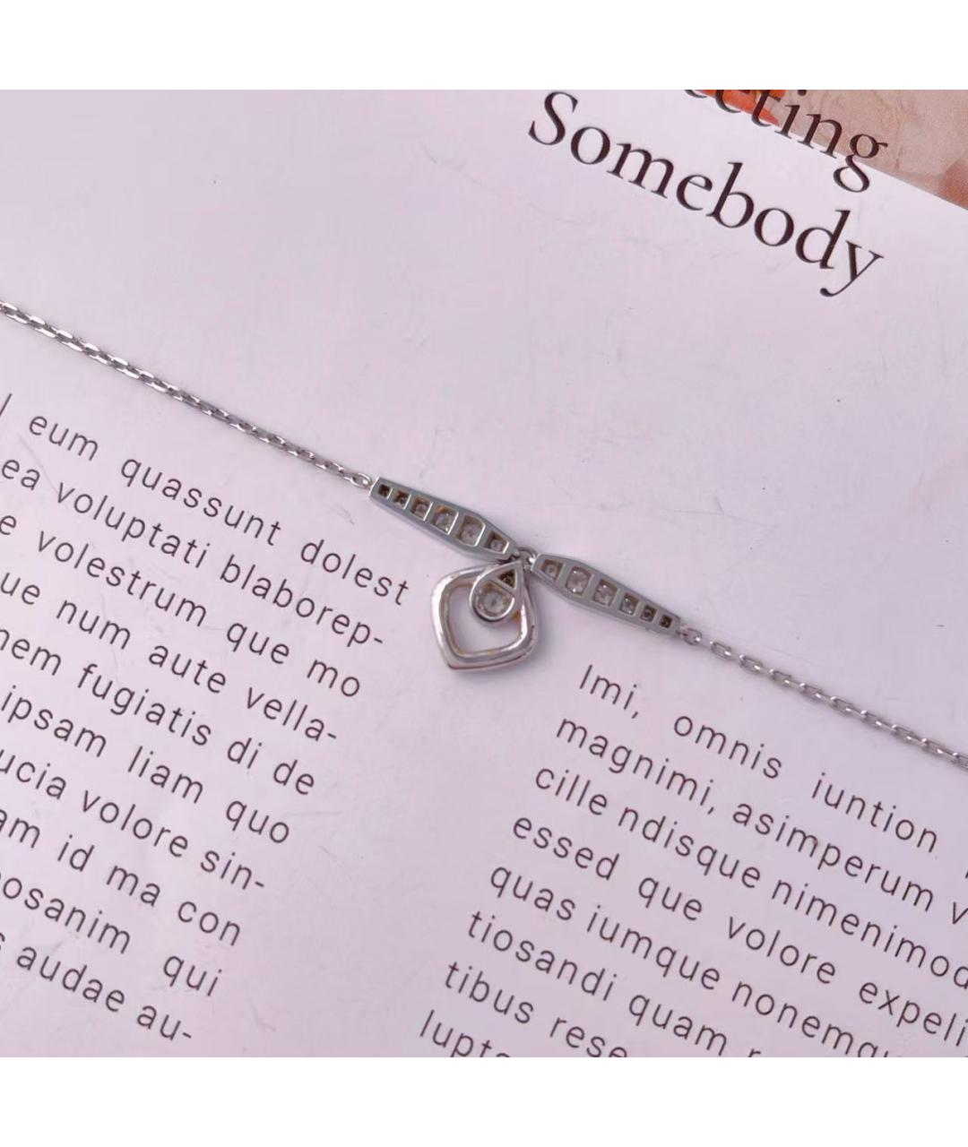 CHAUMET Серебряное колье из белого золота, фото 4