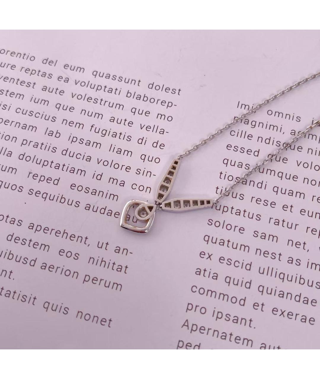 CHAUMET Серебряное колье из белого золота, фото 3