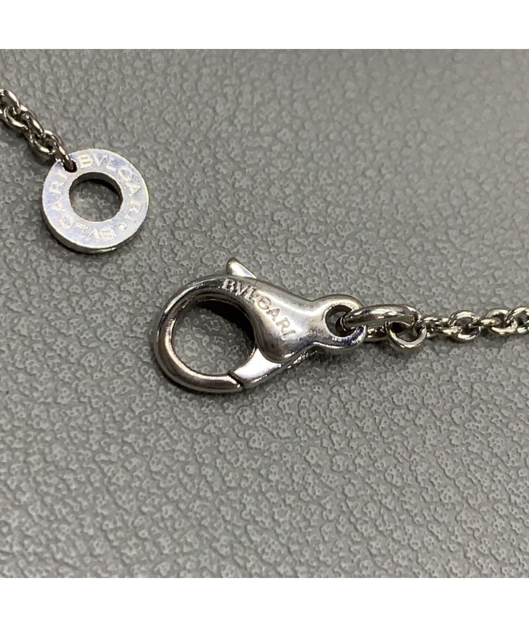BVLGARI Серебряное колье из белого золота, фото 7