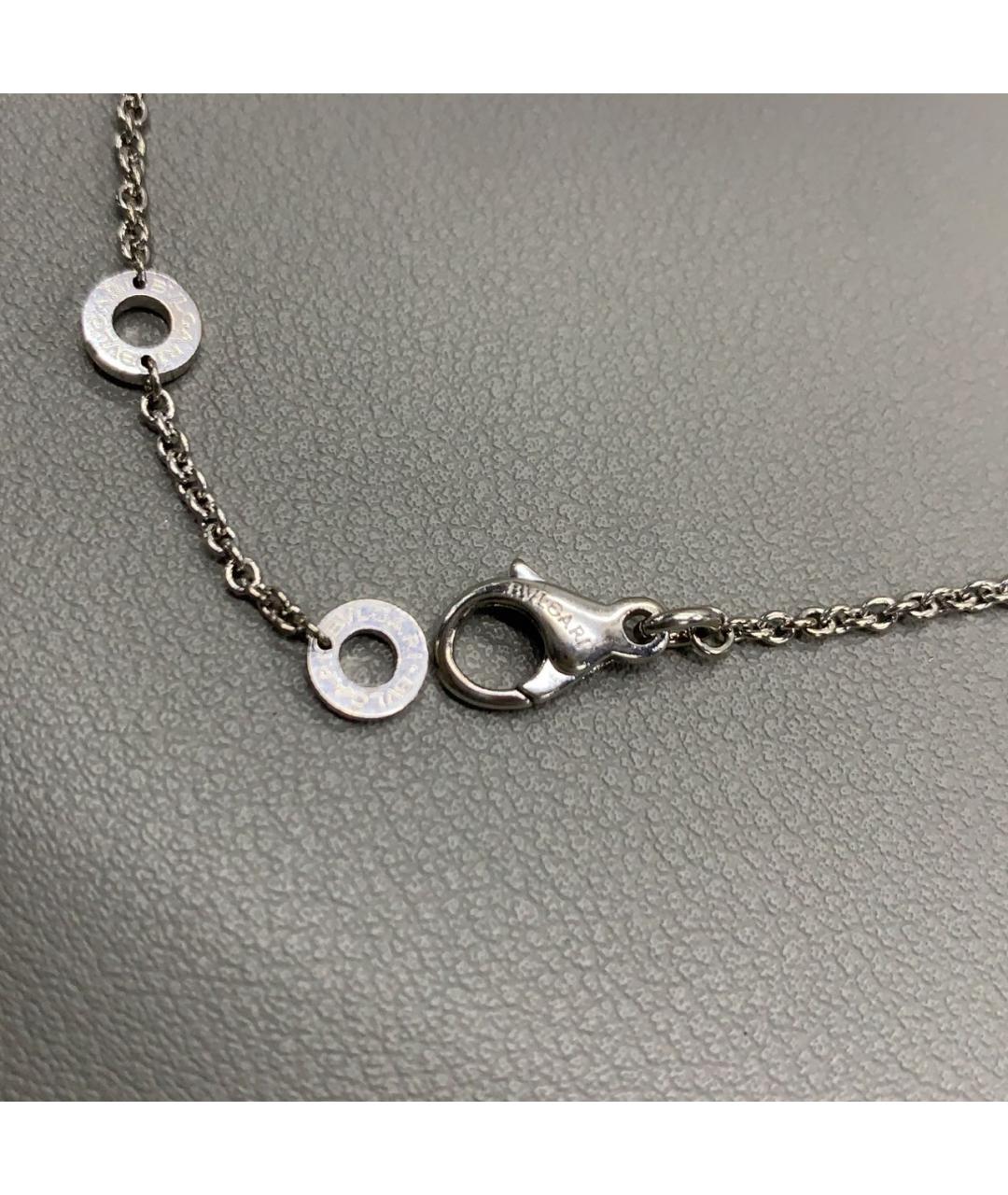 BVLGARI Серебряное колье из белого золота, фото 6