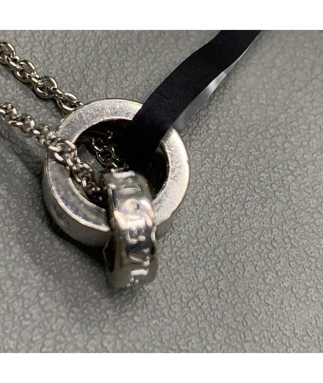 BVLGARI Серебряное колье из белого золота, фото 2