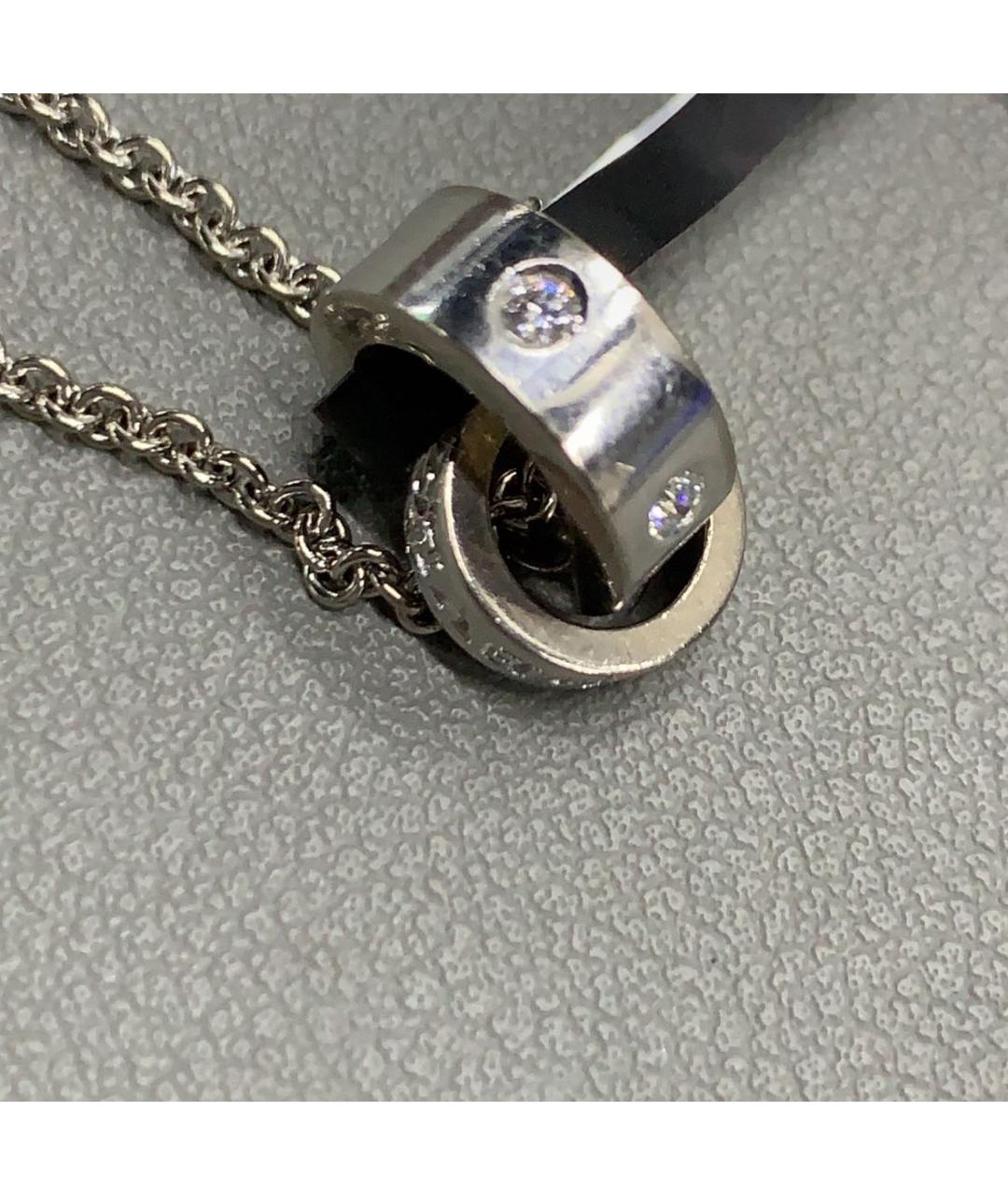 BVLGARI Серебряное колье из белого золота, фото 3