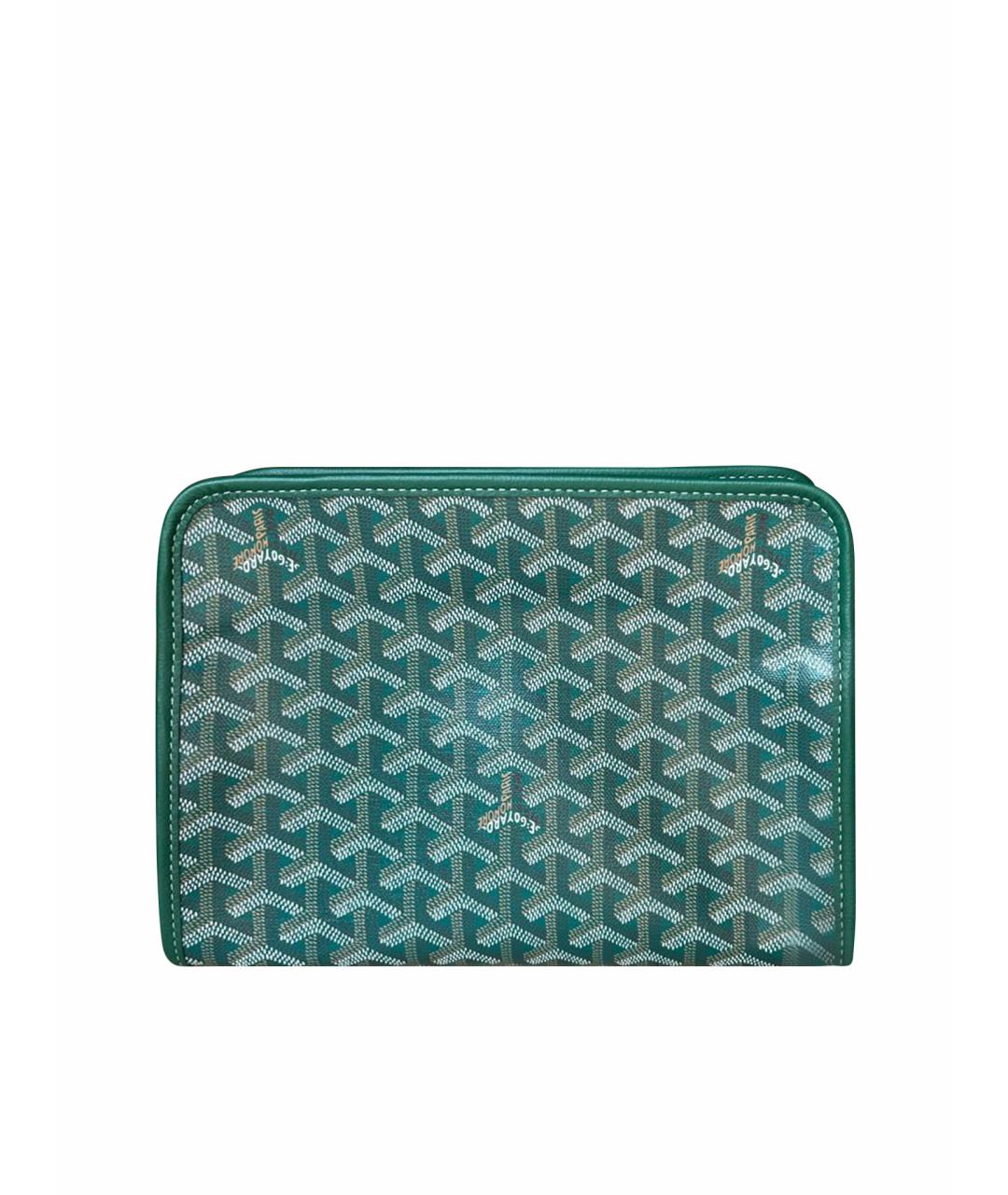 GOYARD Зеленая барсетка, фото 1