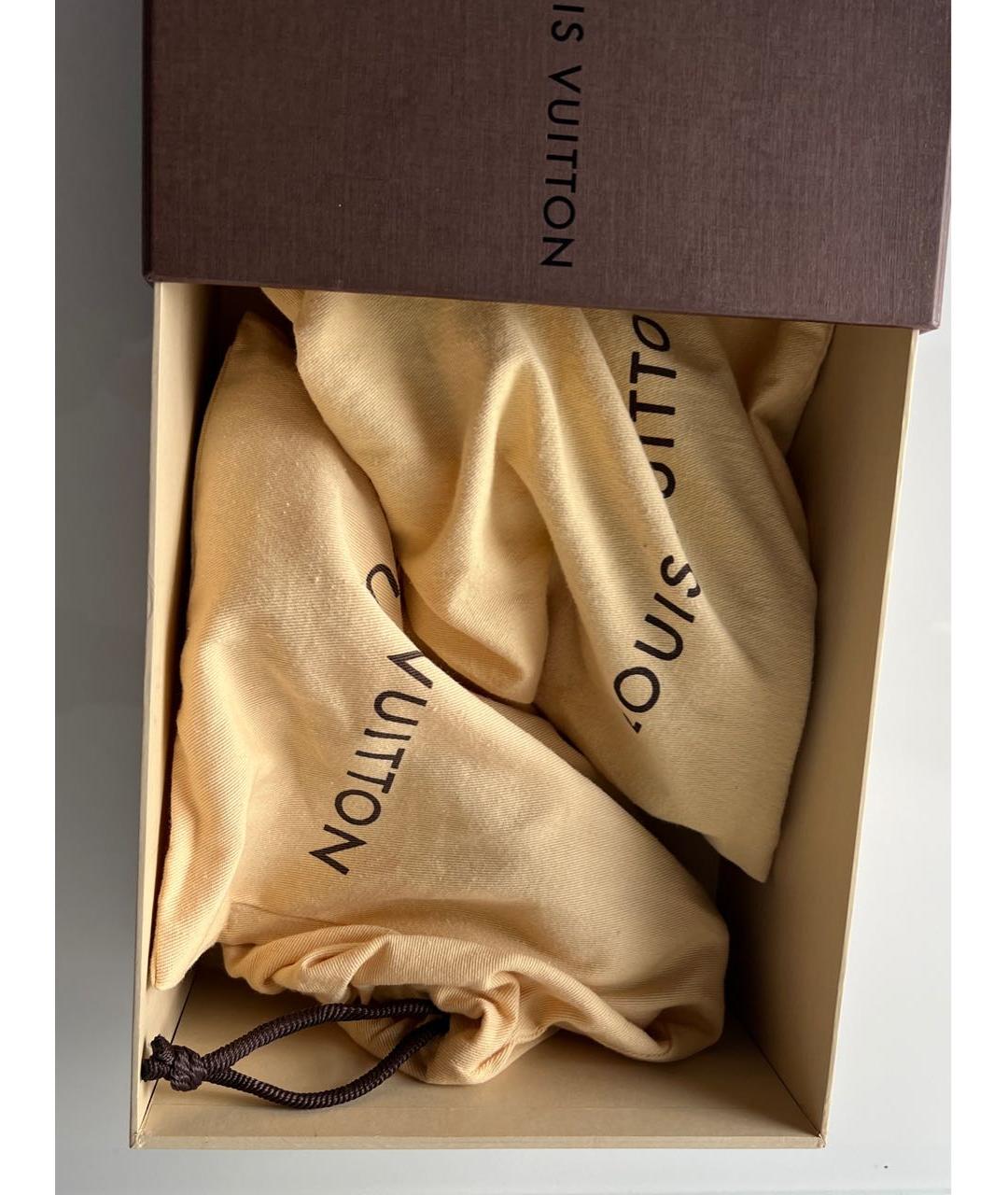 LOUIS VUITTON Розовые кожаные туфли, фото 4