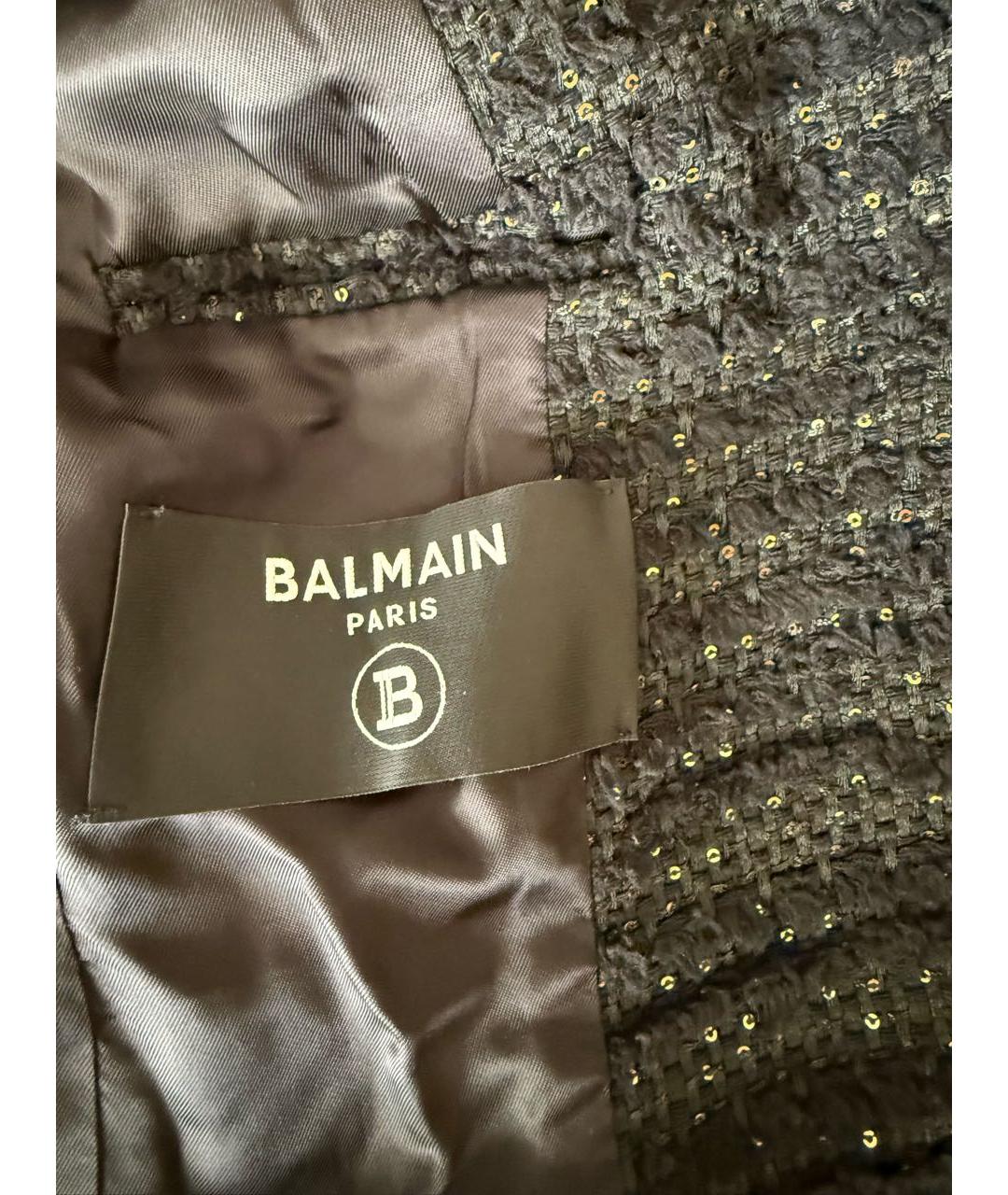 BALMAIN Черный жакет / жилет, фото 5
