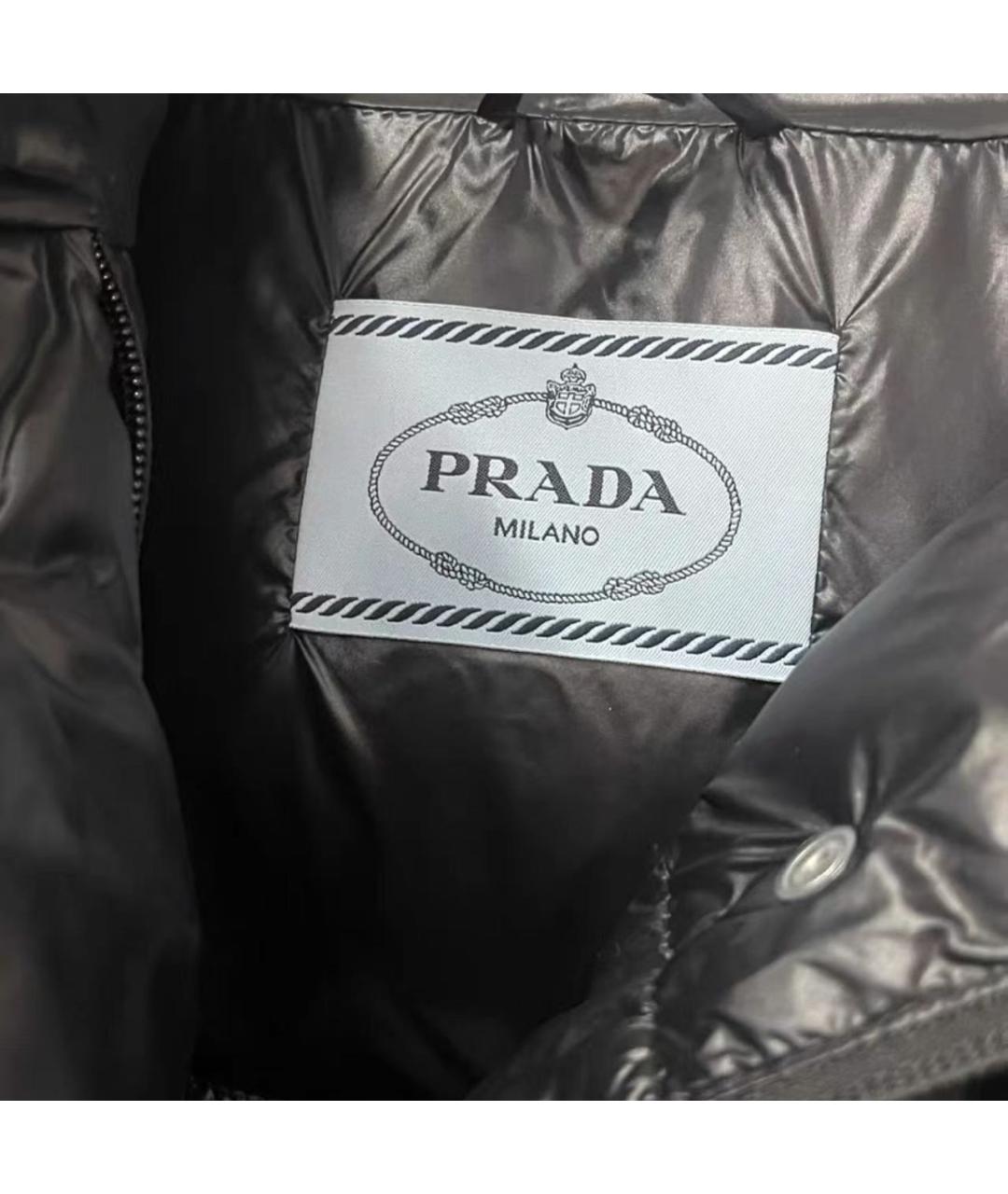 PRADA Черный пуховик, фото 6