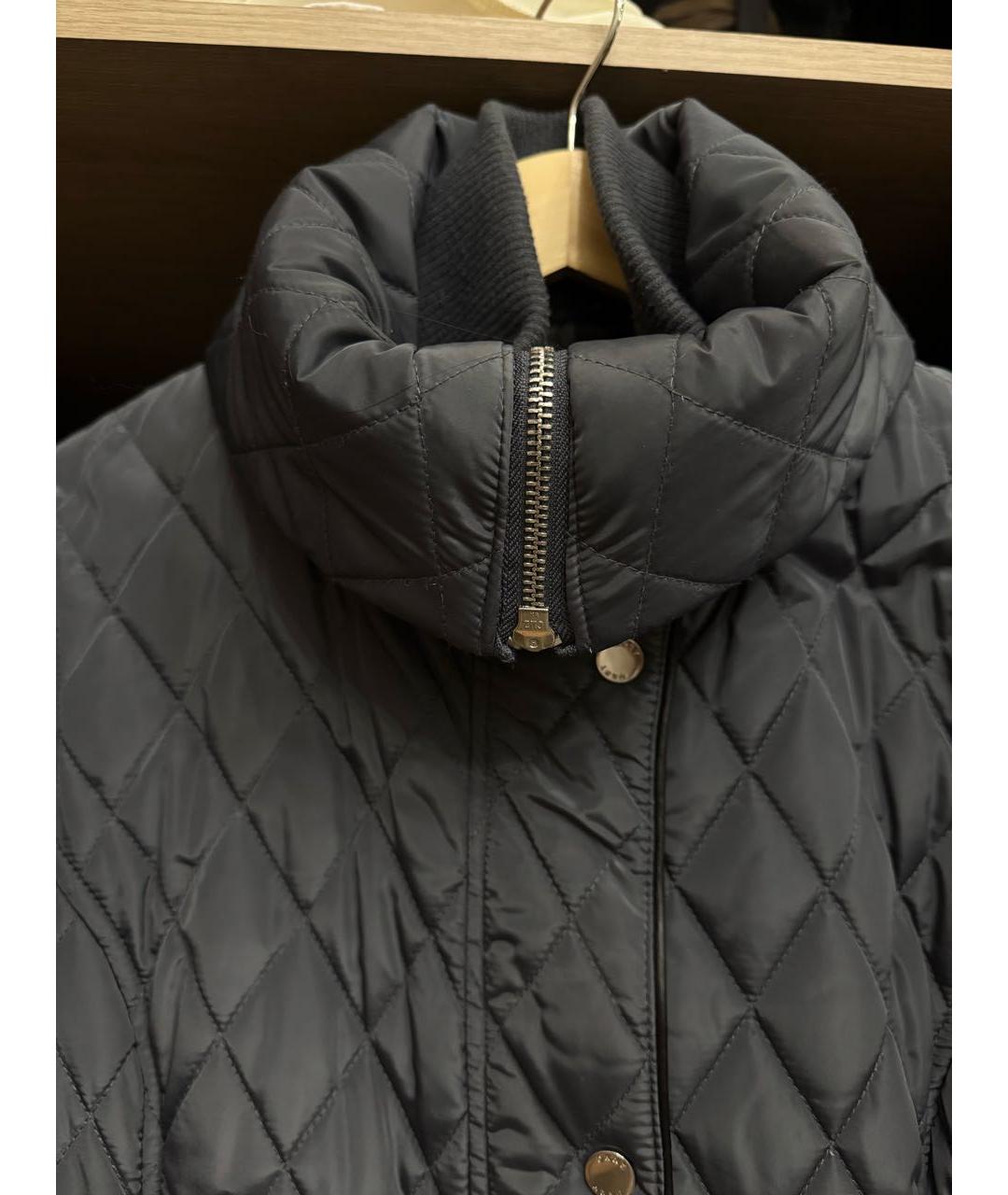 DKNY Антрацитовая полиэстеровая куртка, фото 4