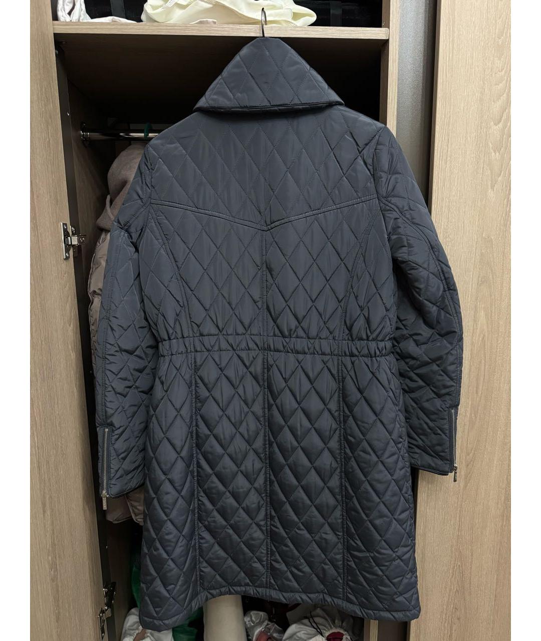 DKNY Антрацитовая полиэстеровая куртка, фото 2