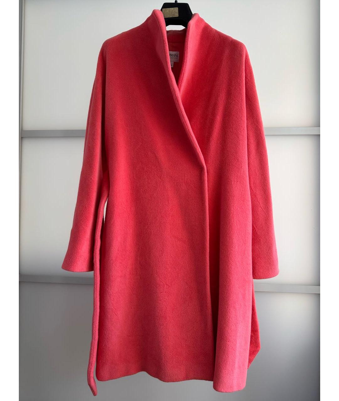 ARMANI COLLEZIONI Коралловое пальто, фото 7