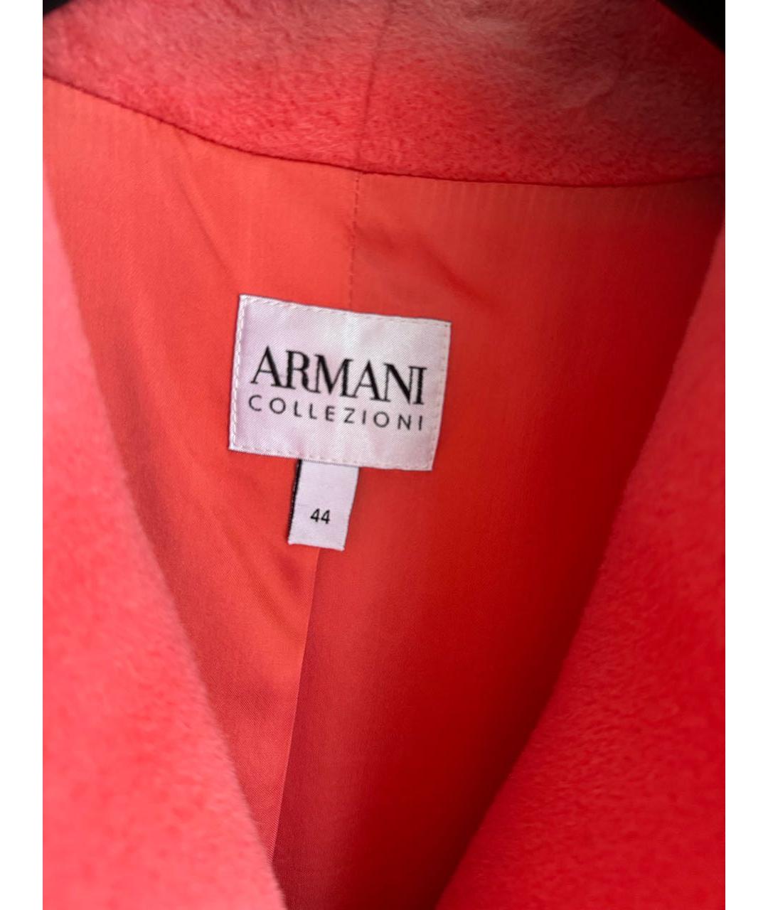 ARMANI COLLEZIONI Коралловое пальто, фото 3