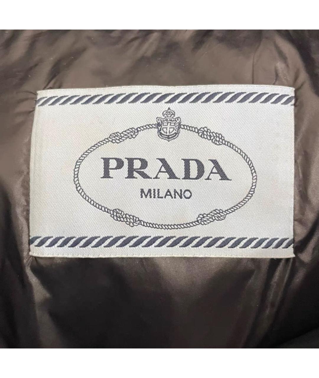 PRADA Черный пуховик, фото 4