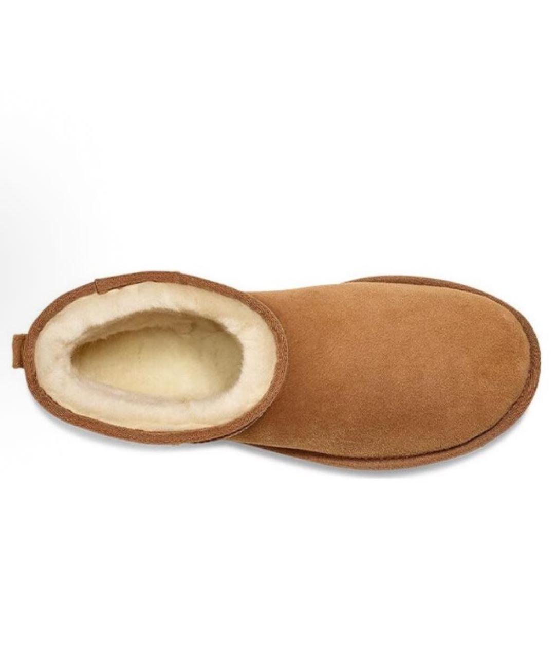 UGG AUSTRALIA Коричневые замшевые низкие ботинки, фото 3