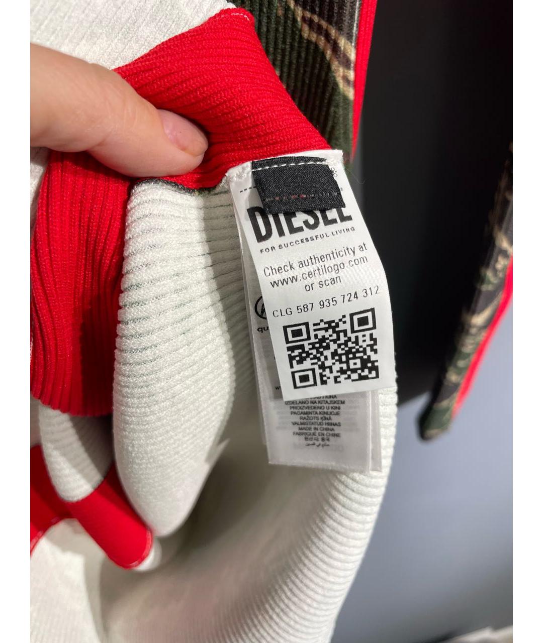 DIESEL Мульти вискозное повседневное платье, фото 6