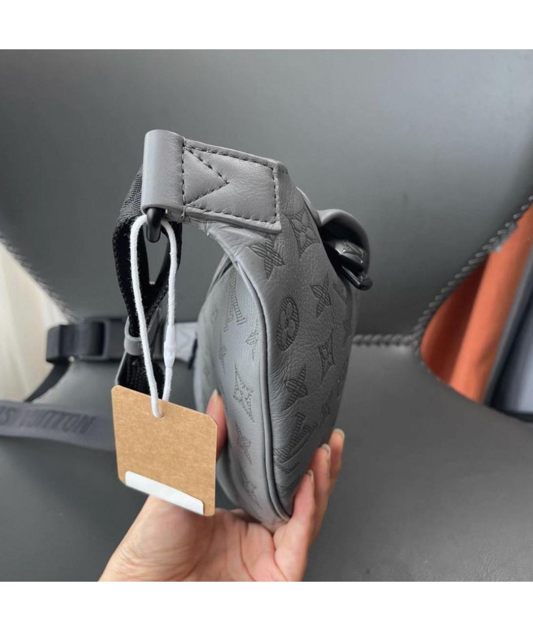 LOUIS VUITTON Серая поясная сумка, фото 4