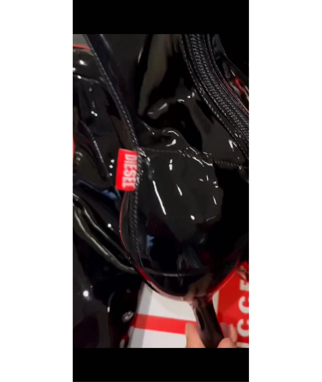 DIESEL Черные кожаные ботильоны, фото 8