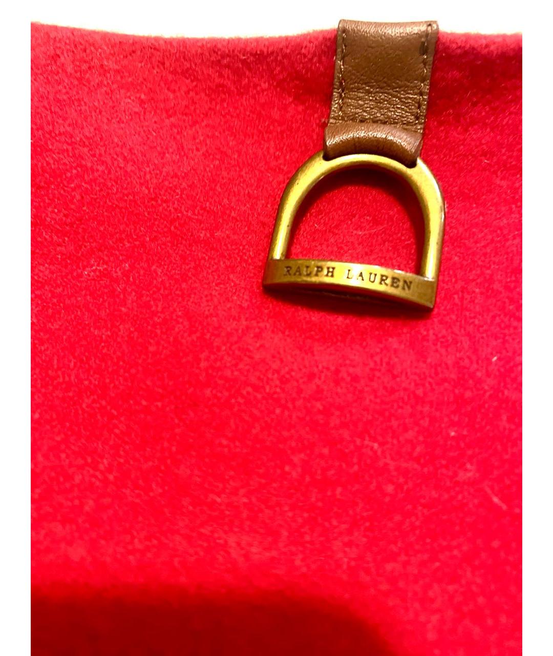 RALPH LAUREN Красные шерстяные шорты, фото 2