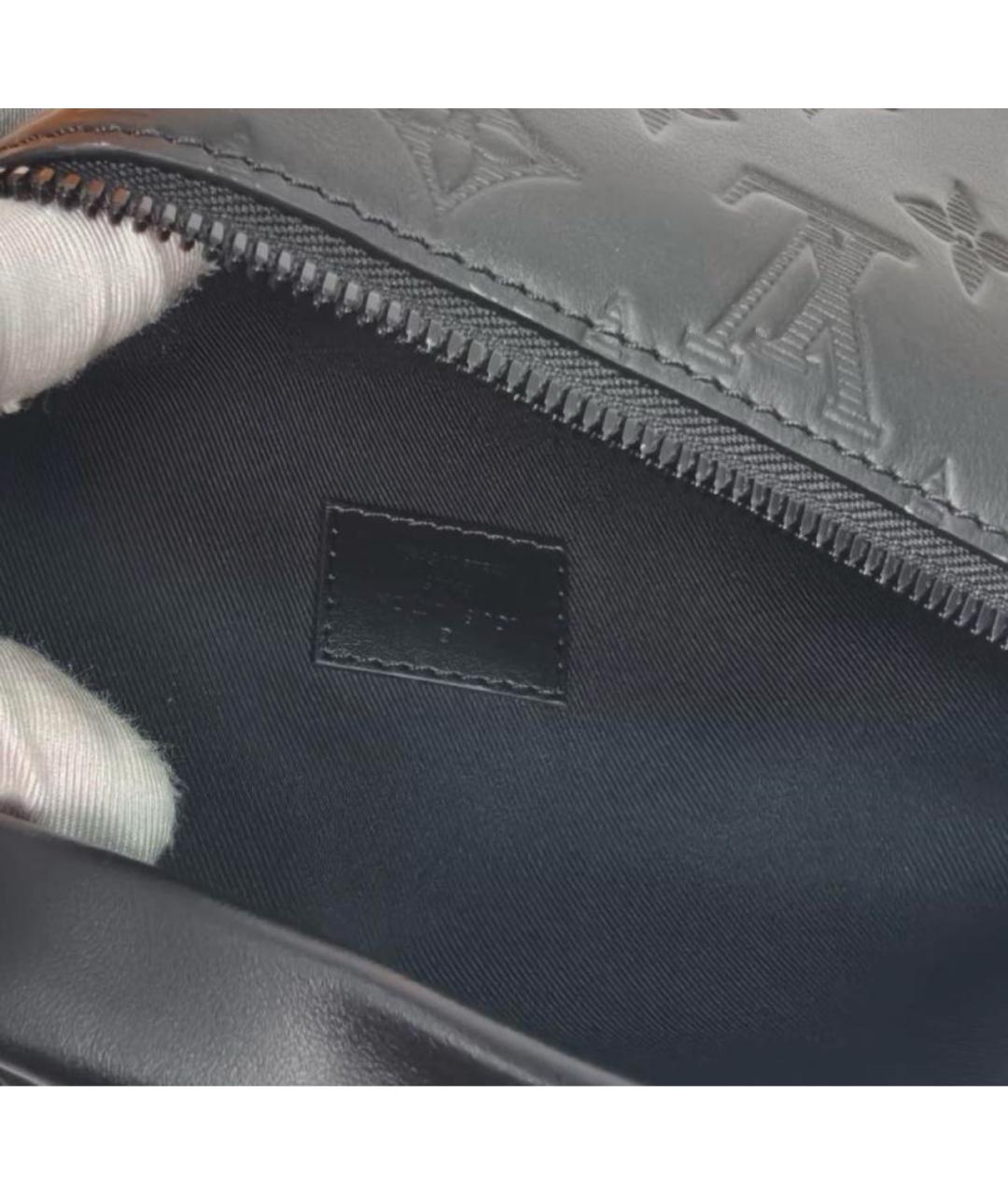LOUIS VUITTON Черная поясная сумка, фото 5