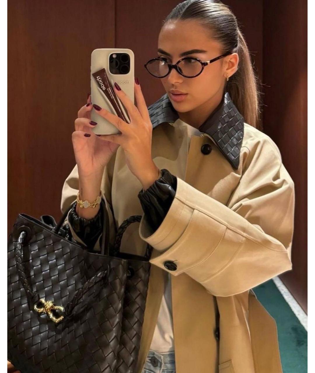 MIU MIU Коричневые пластиковые солнцезащитные очки, фото 7