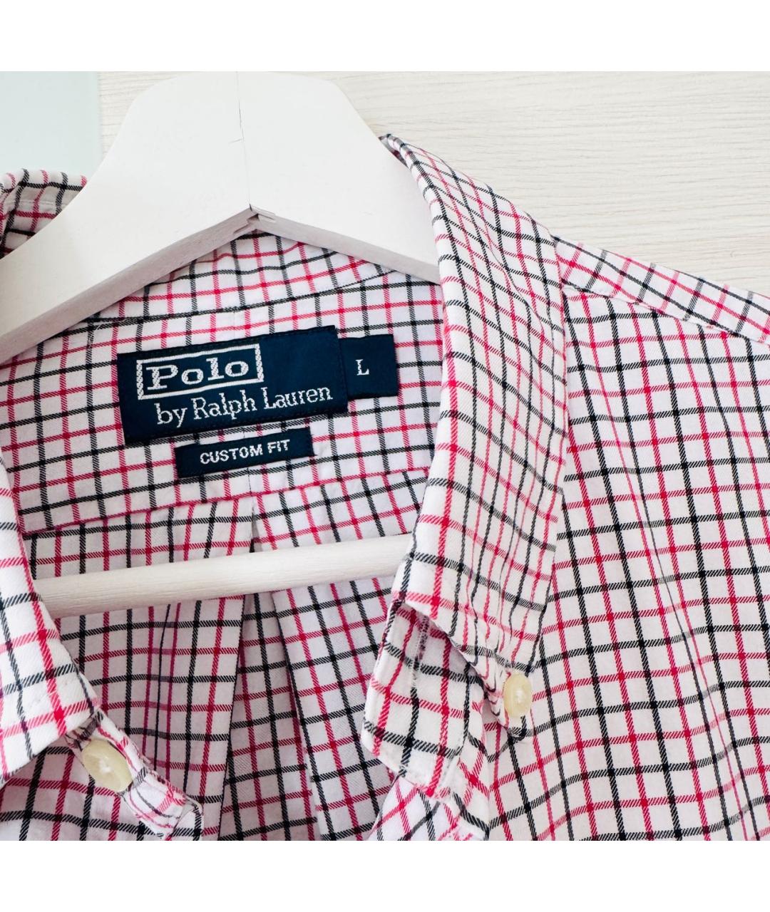 POLO RALPH LAUREN Розовая хлопковая классическая рубашка, фото 3