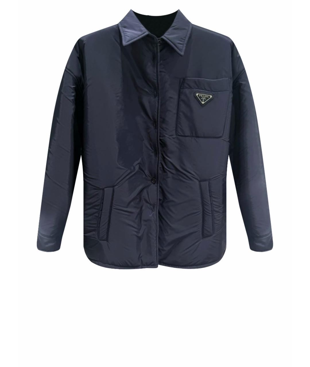PRADA Темно-синяя куртка, фото 1