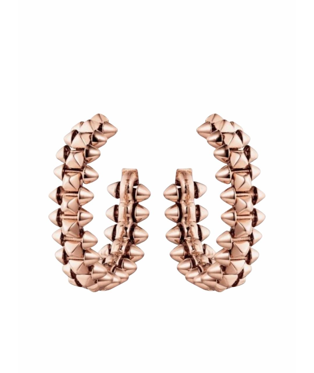 CARTIER Золотые серьги из розового золота, фото 1