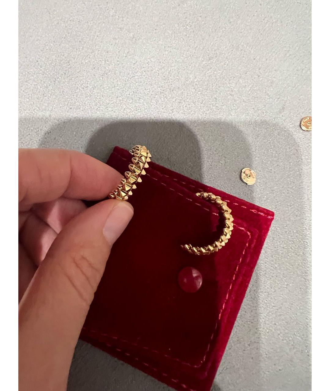 CARTIER Золотые серьги из розового золота, фото 2