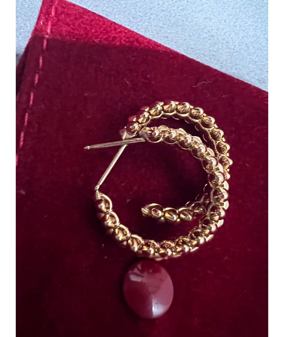 CARTIER Золотые серьги из розового золота, фото 5