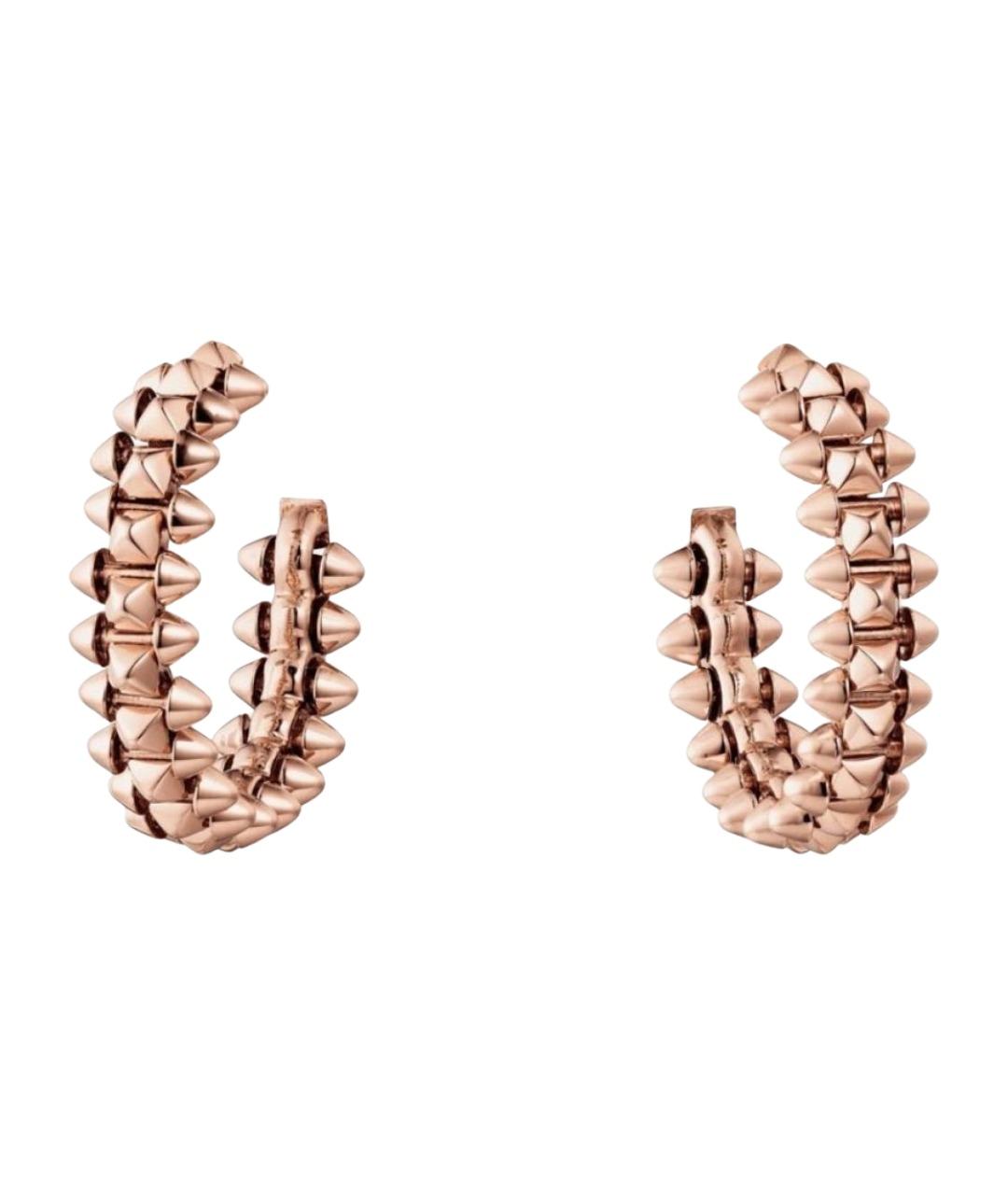 CARTIER Золотые серьги из розового золота, фото 10