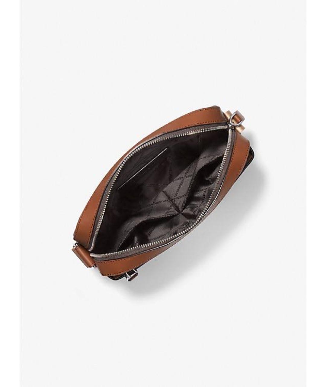 MICHAEL KORS Коричневая кожаная сумка на плечо, фото 4