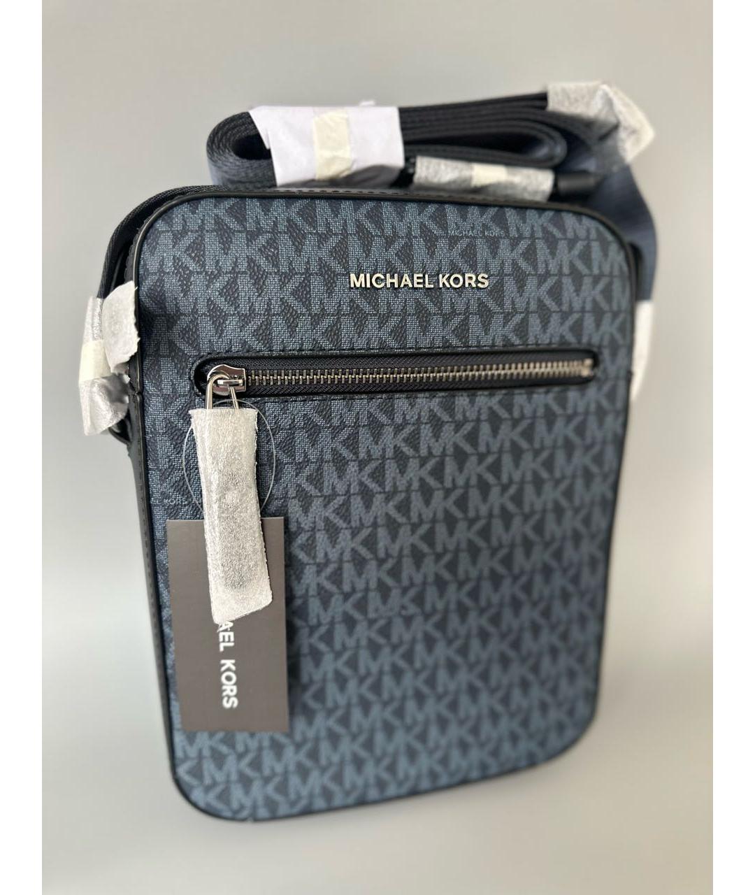 MICHAEL KORS Темно-синяя сумка на плечо, фото 4