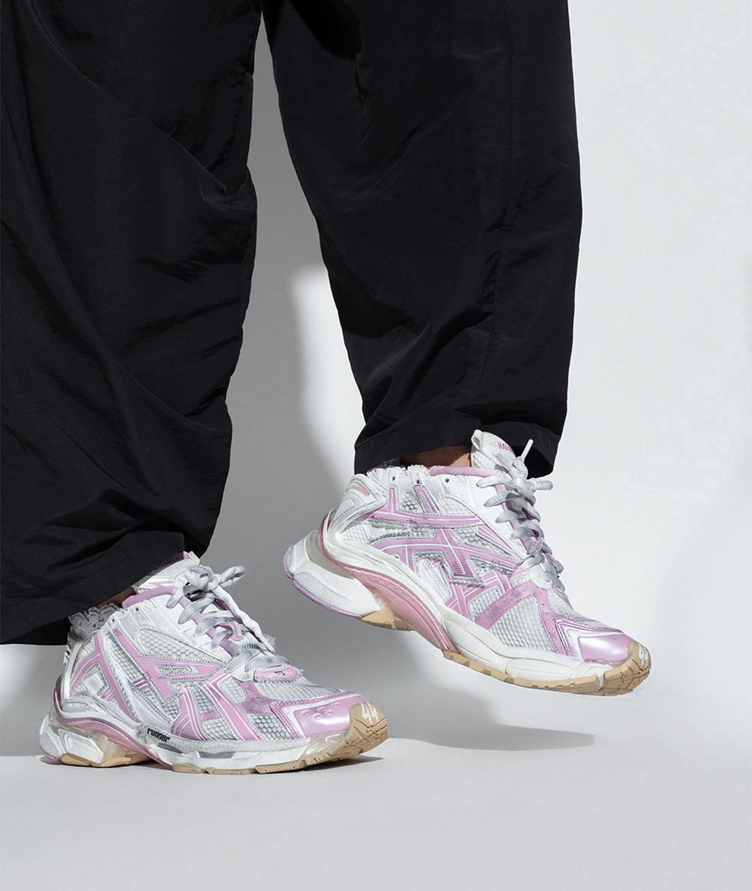 BALENCIAGA Белые низкие кроссовки / кеды, фото 7