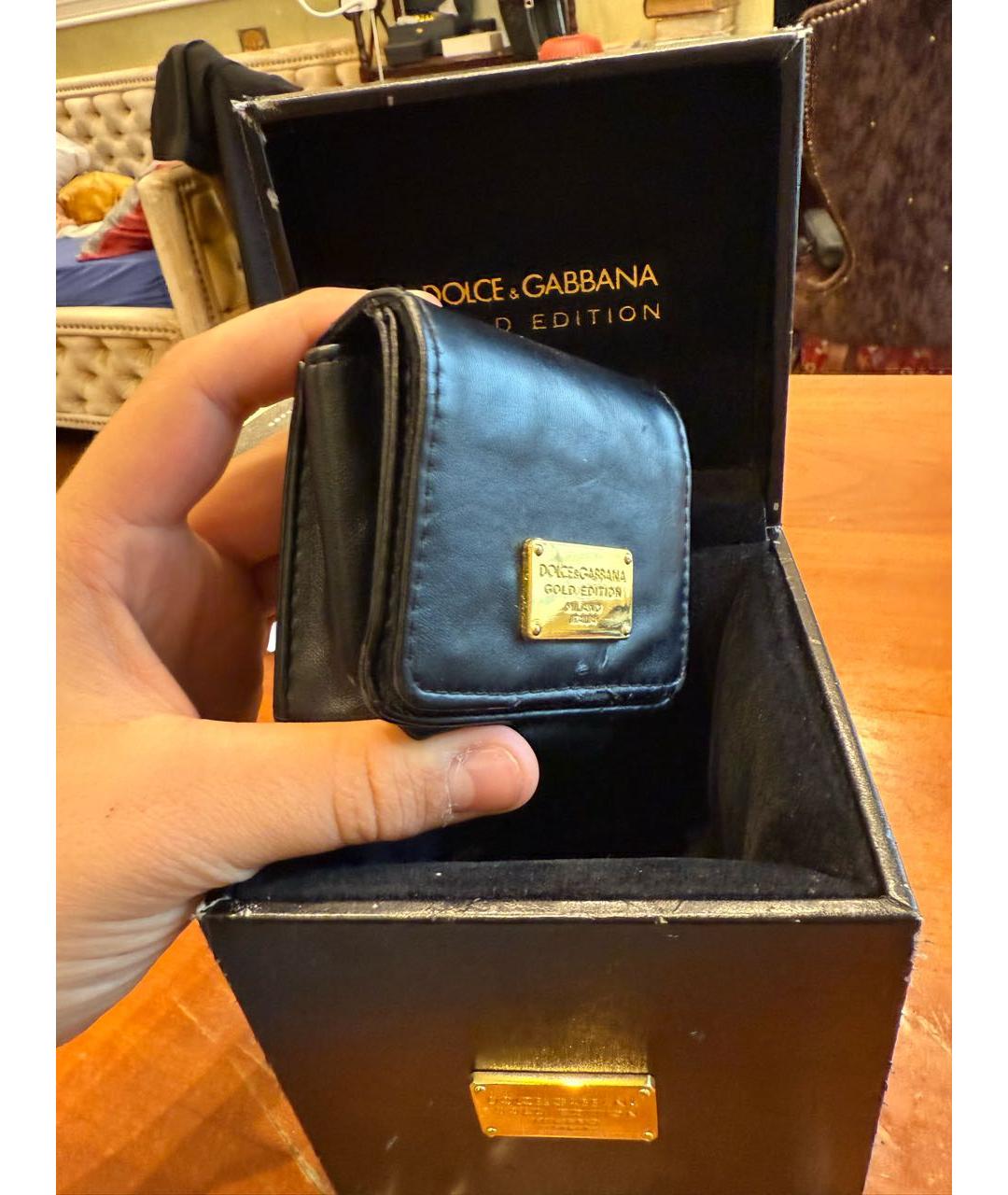 DOLCE&GABBANA Золотые металлические солнцезащитные очки, фото 4