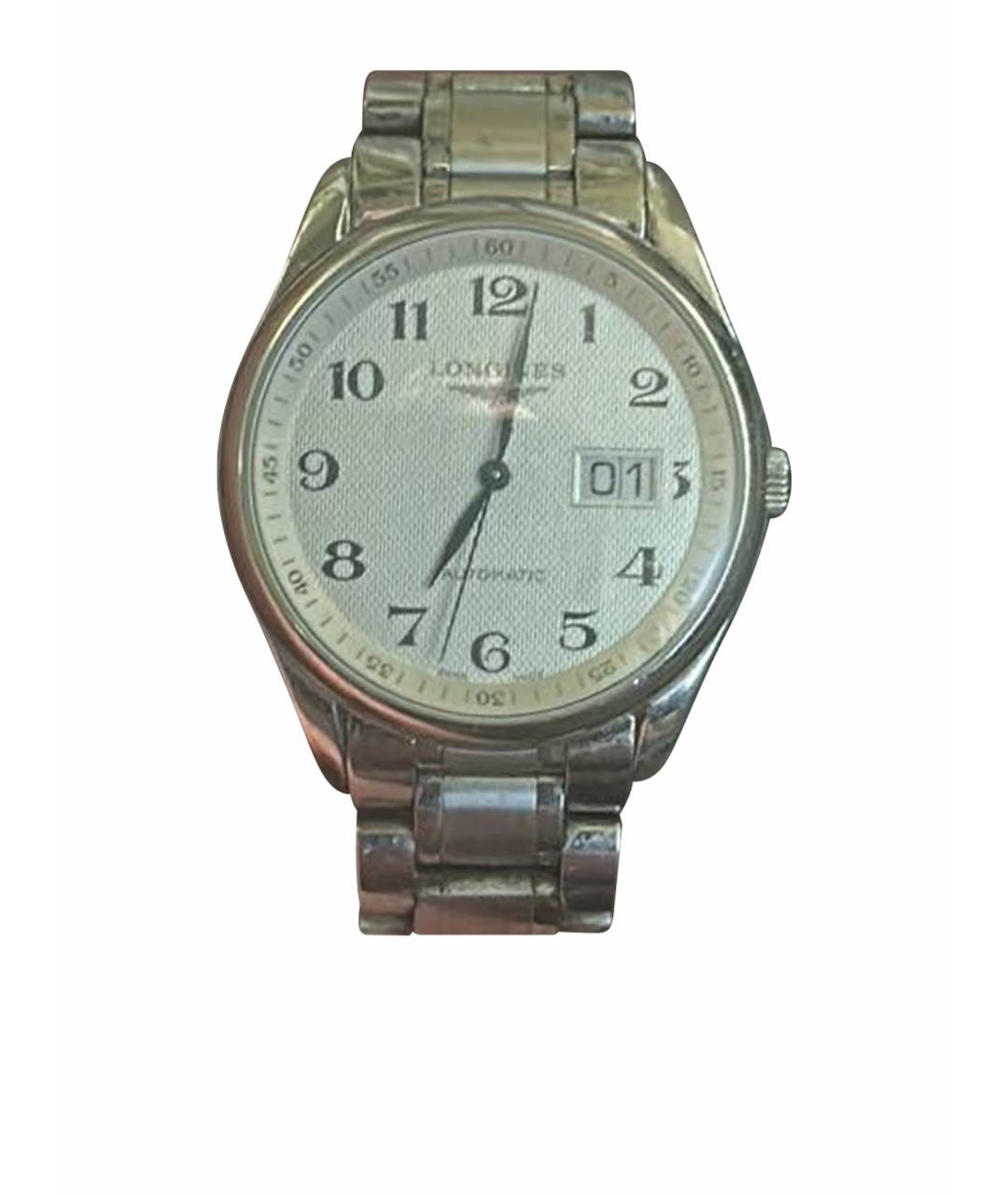 LONGINES Серебряные стальные часы, фото 1