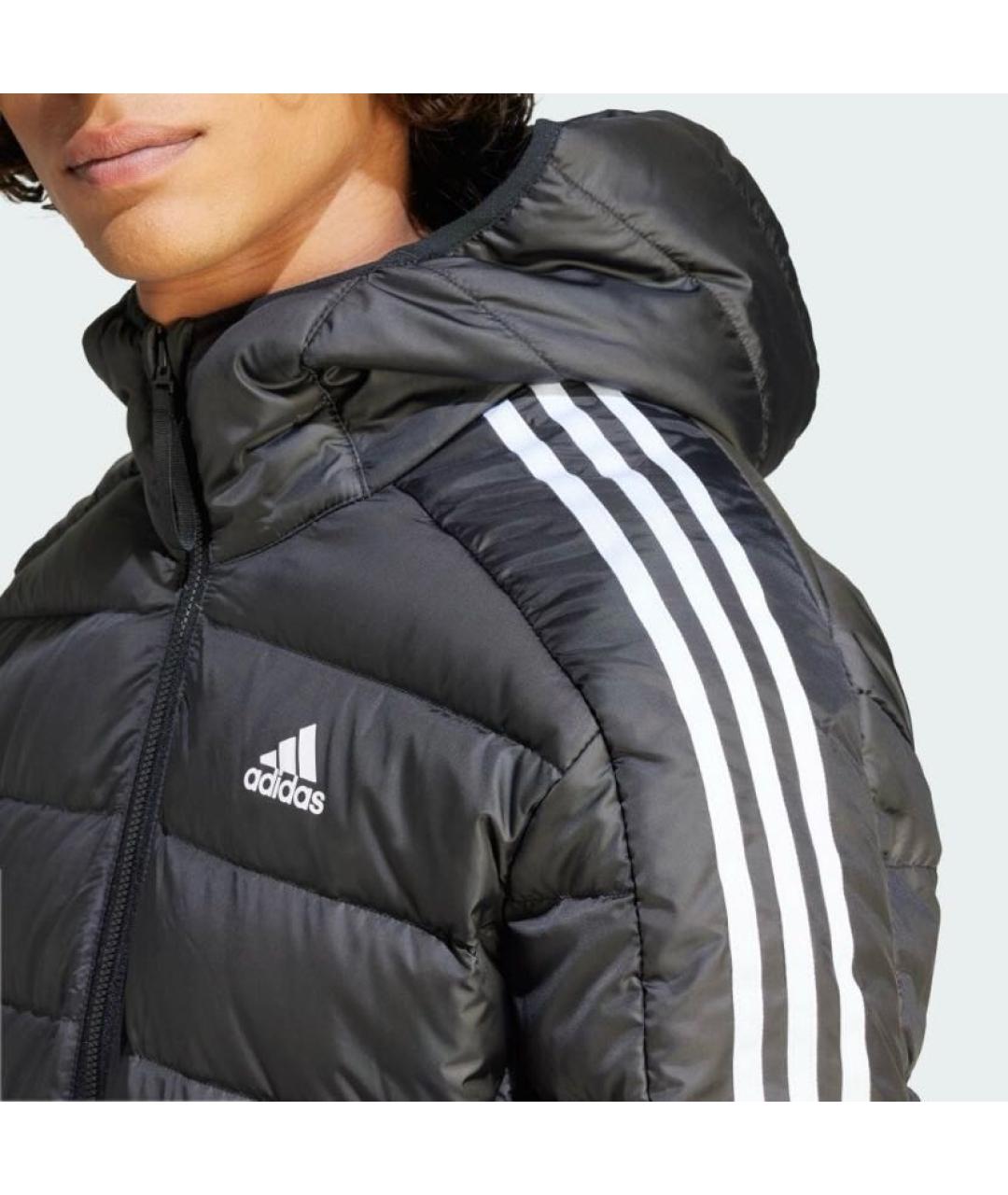 ADIDAS Черный полиэстеровый пуховик, фото 5