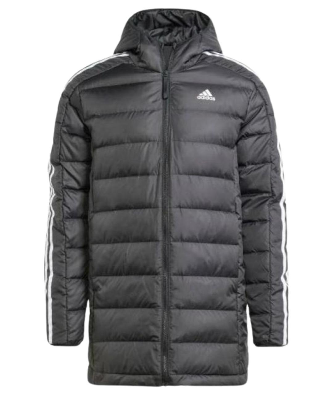 ADIDAS Черный полиэстеровый пуховик, фото 1