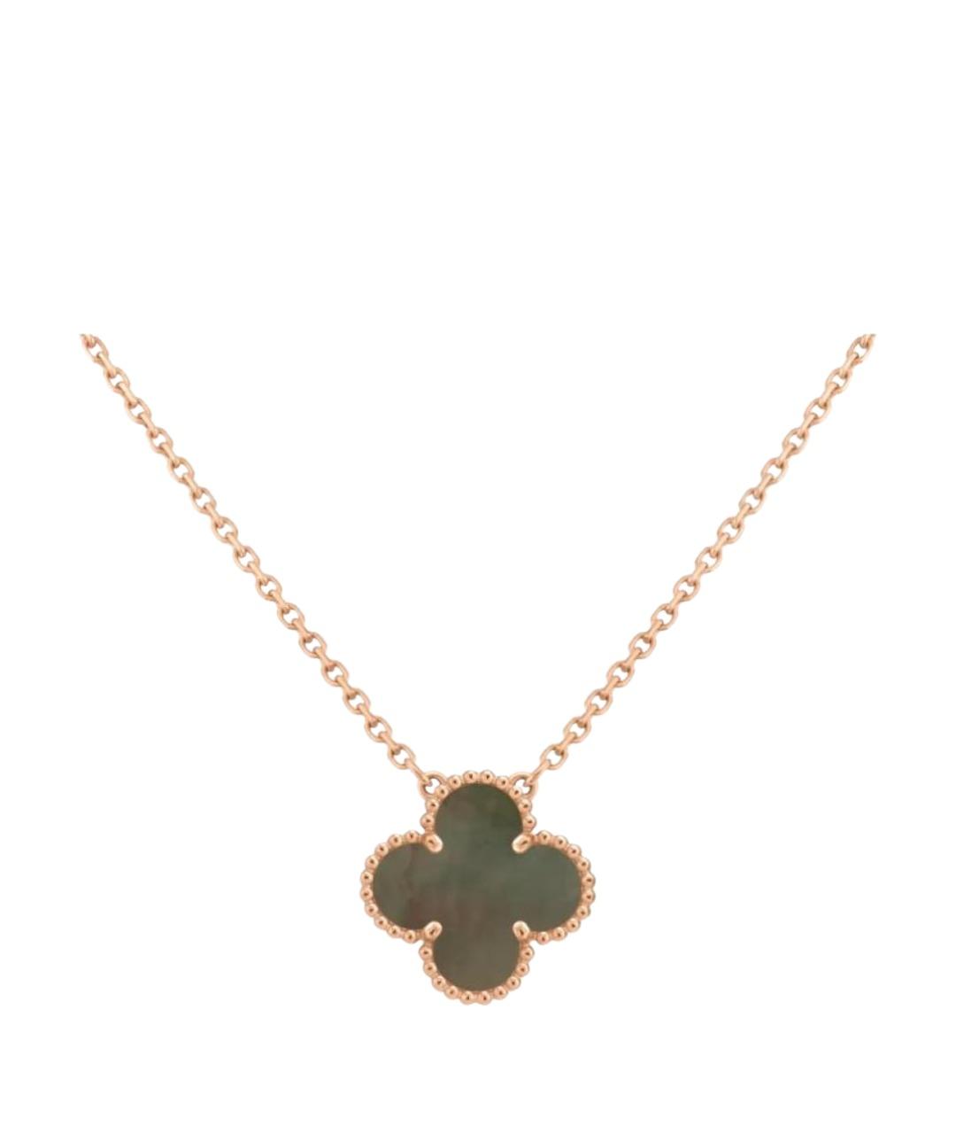 VAN CLEEF & ARPELS Серая подвеска из розового золота, фото 1